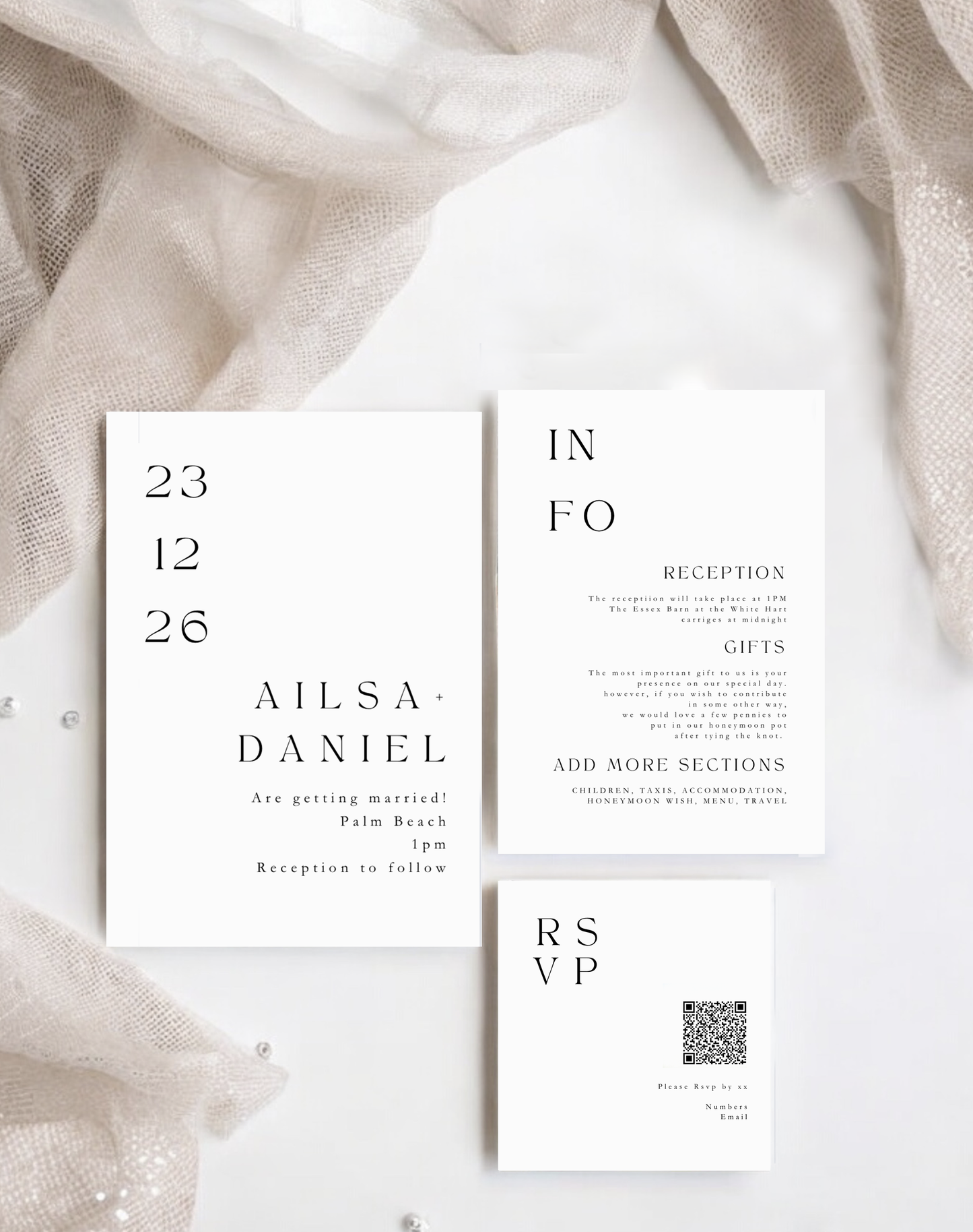 Ailsa | Simple Wedding Invitations