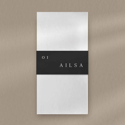 Ailsa Place Cards  Ivy and Gold Wedding Stationery   