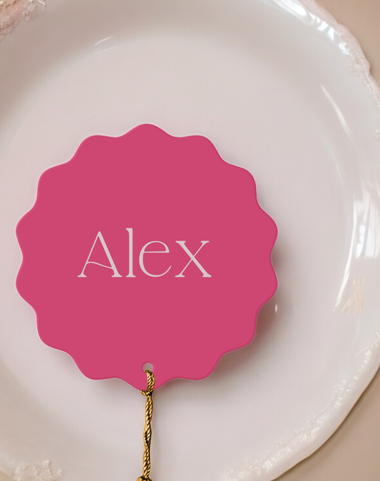 Alex Minimal Place Cards - Ivy and Gold Wedding Stationery -  