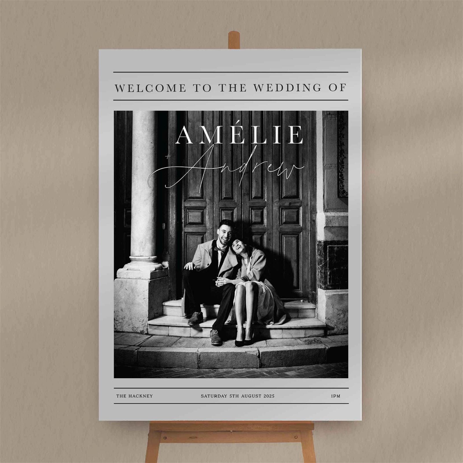 Amélie | Vintage Photo Welcome Sign Welcome Sign Welcome Sign   