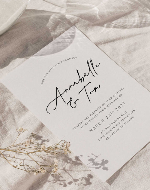 Annabelle | Modern Wedding Invitation