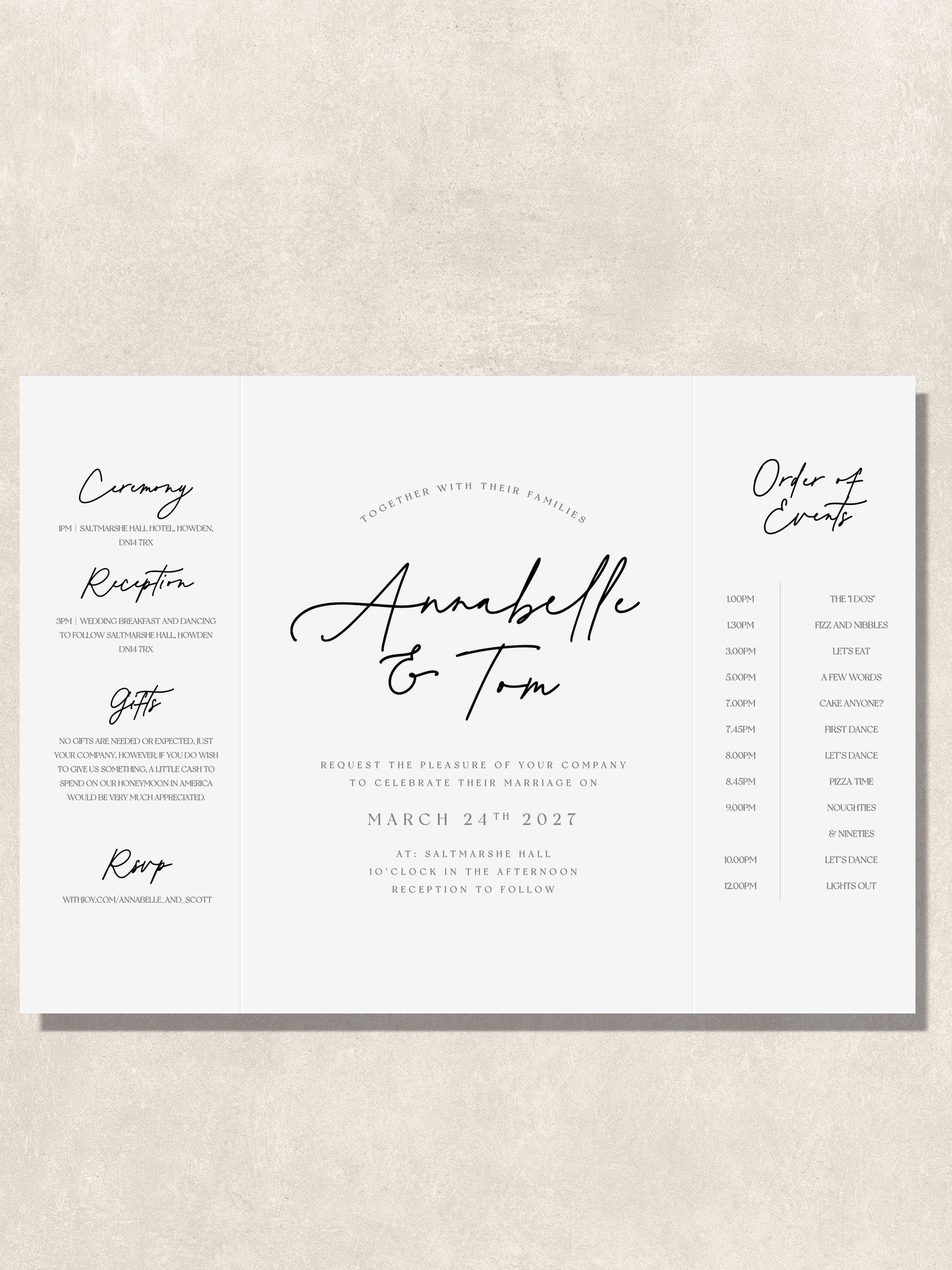 Annabelle | Modern Wedding Invitation