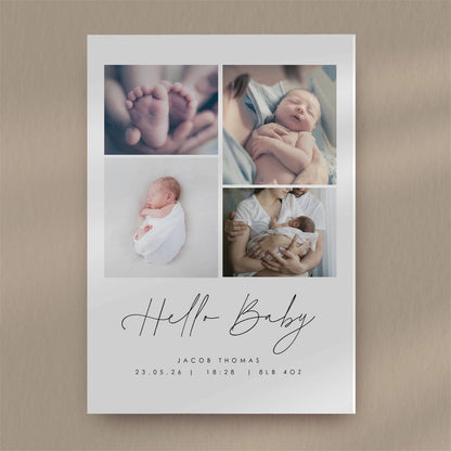 Birth Announcement Sample  Ivy and Gold Wedding Stationery Jacob  
