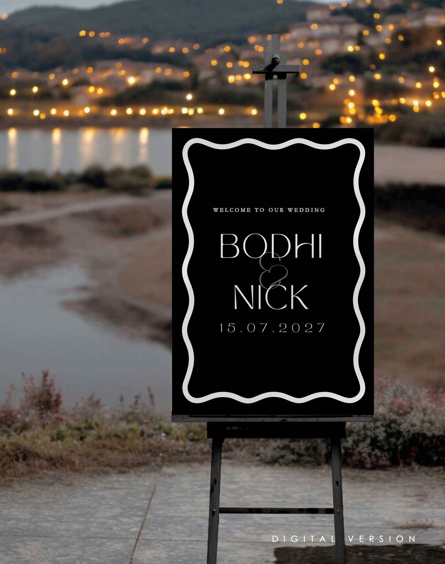 Bodhi | Wavy Welcome Sign