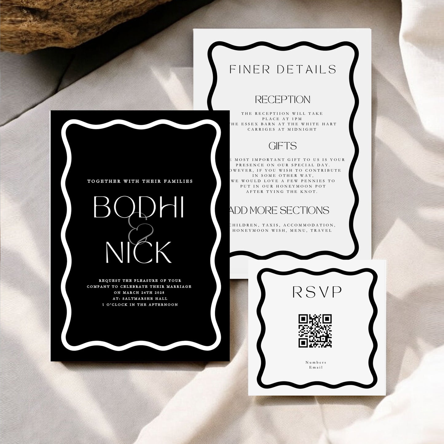 Bodhi Wavy Digital Templates