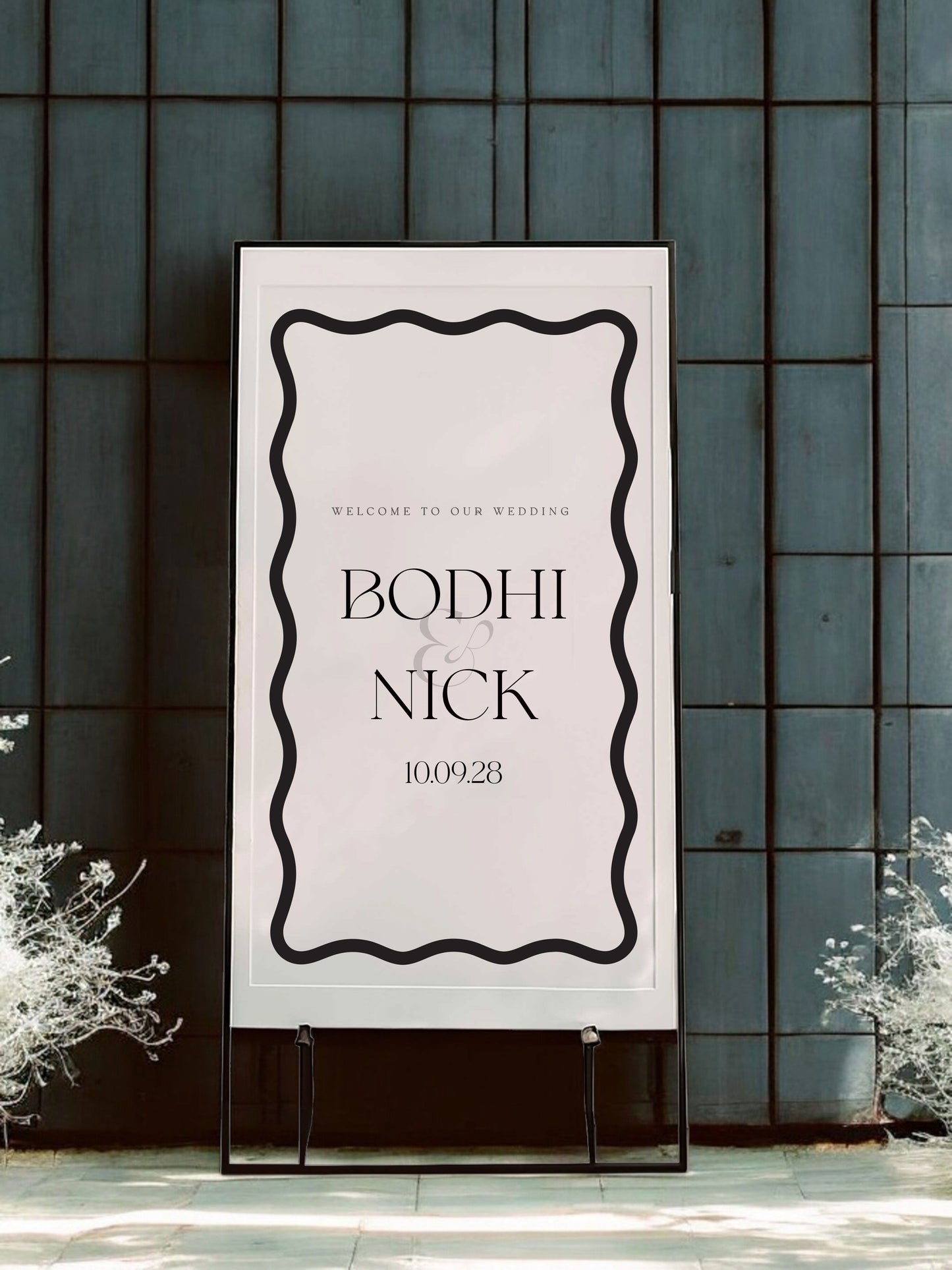 Bodhi | wedding entrance decor - Ivy and Gold Wedding Stationery