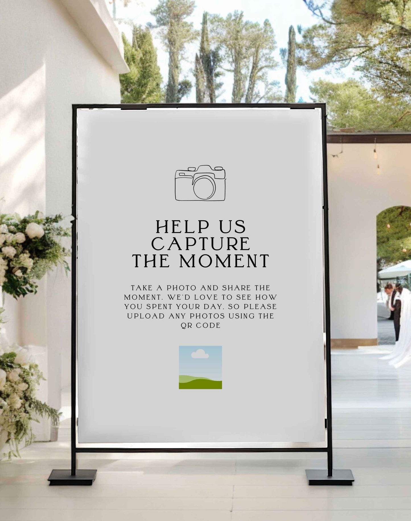 Capture The Moment Sign - Ivy and Gold Wedding Stationery