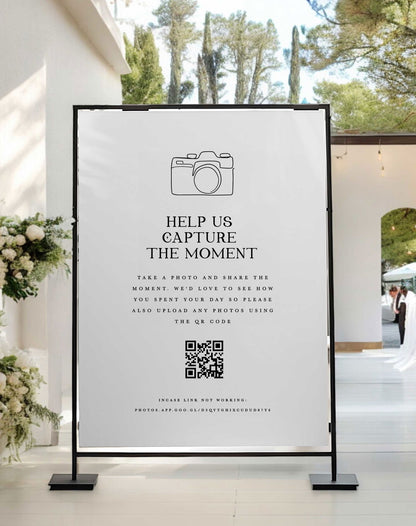 Capture The Moment Sign - Ivy and Gold Wedding Stationery -  