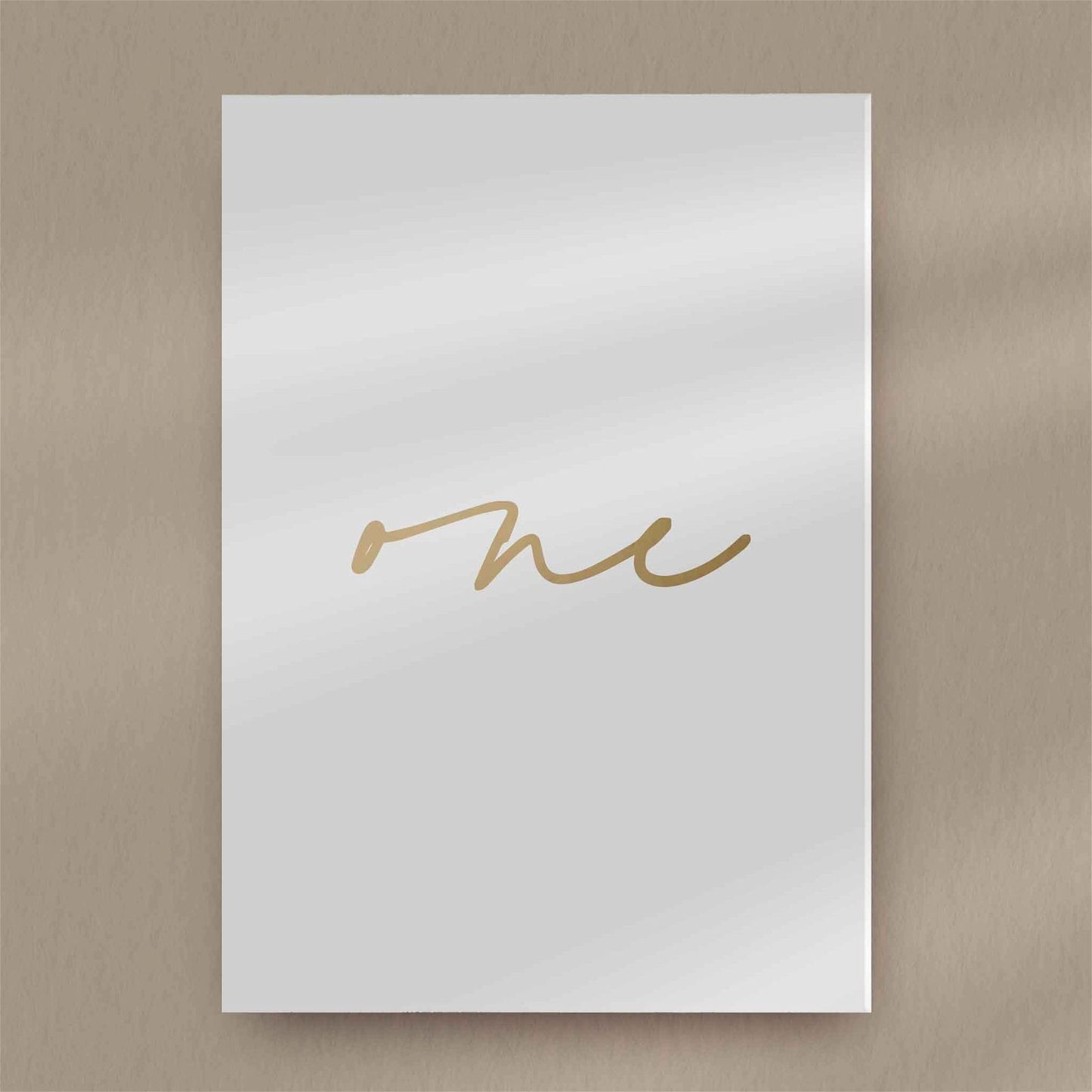 Chloe Table Number  Ivy and Gold Wedding Stationery   
