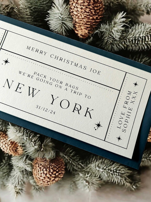 Christmas Gift Voucher - Ivy and Gold Wedding Stationery