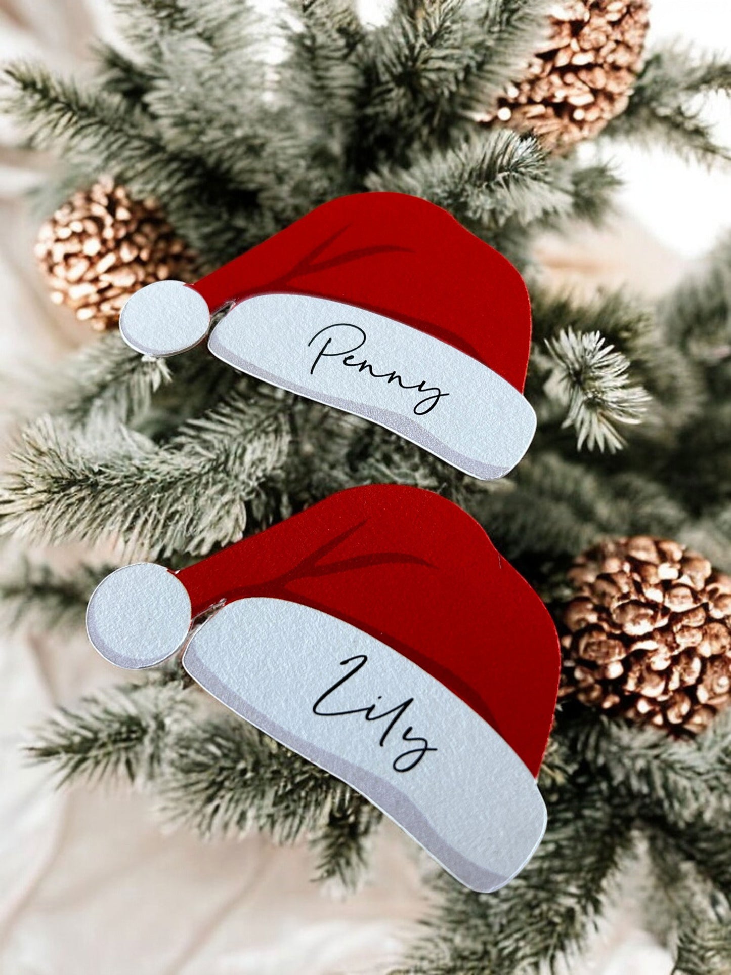 Santa Hat Place Card Digital Template