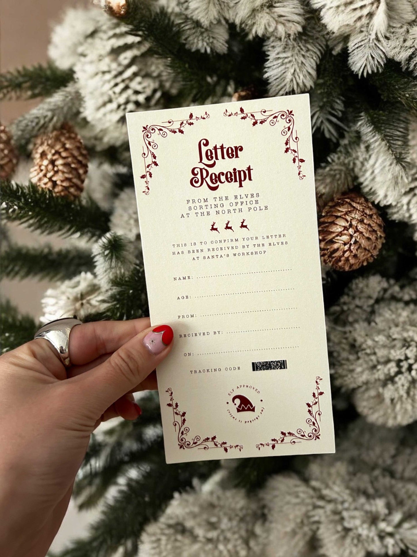 Christmas Santa Letter & Nice List Certificate Bundle - Ivy and Gold Wedding Stationery