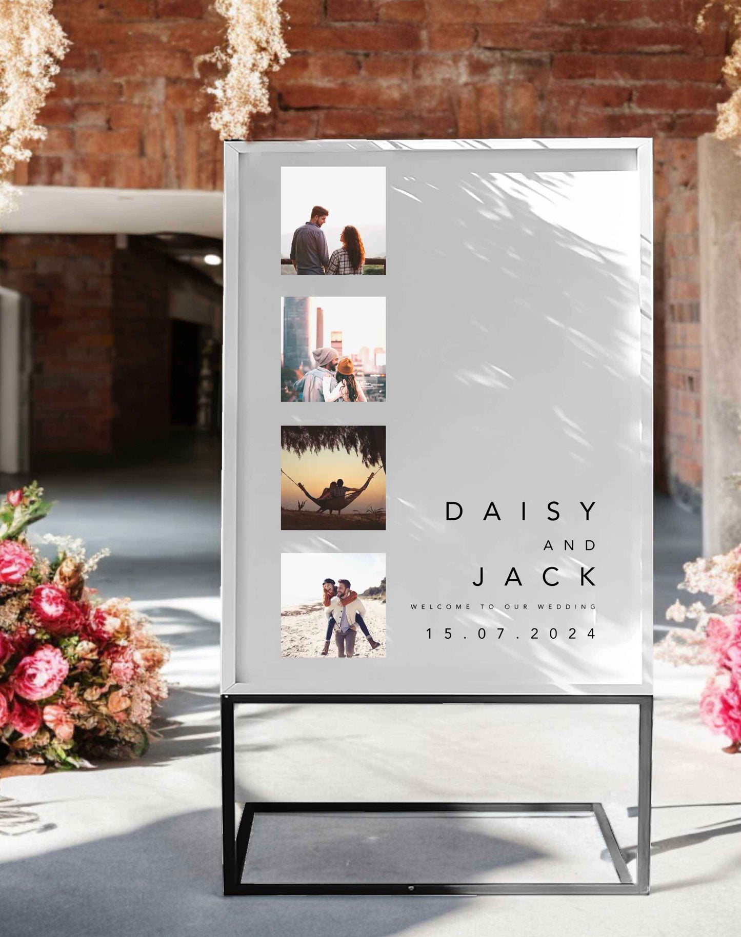 Daisy | Photo Booth Welcome Sign