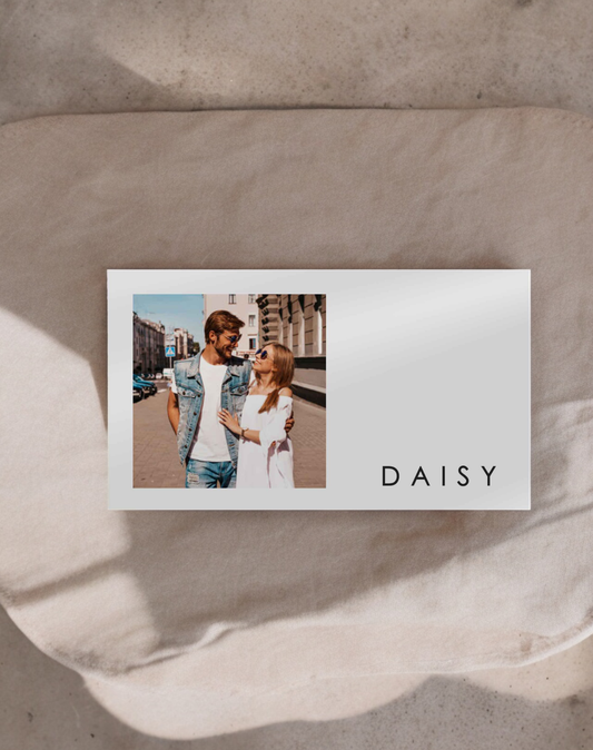 Daisy | Photo Place Cards - Ivy and Gold Wedding Stationery -  