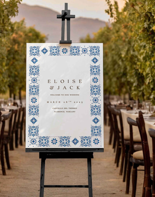 Eloise | Italian Welcome Sign