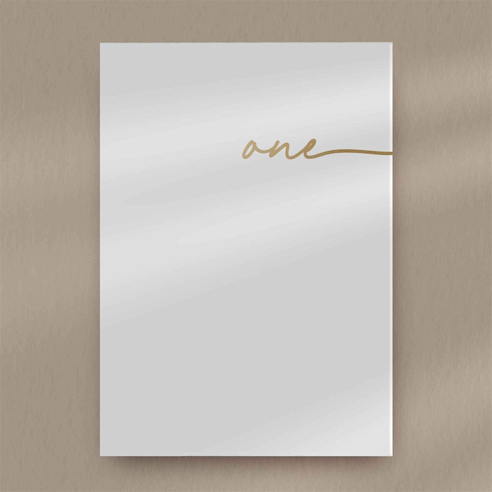 Emily Table Number  Ivy and Gold Wedding Stationery   