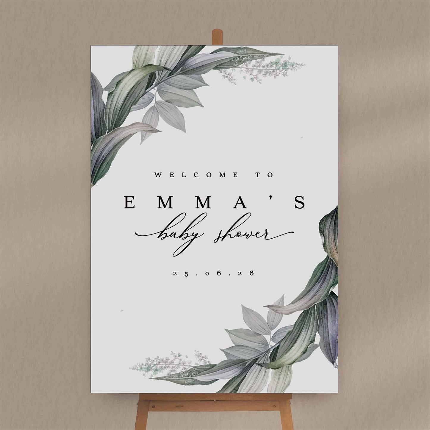 Emma Baby Shower Sign Welcome Sign Welcome Sign   