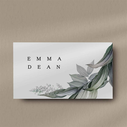 Emma Place Cards  Ivy and Gold Wedding Stationery   