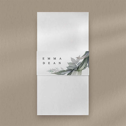 Emma Place Cards  Ivy and Gold Wedding Stationery   