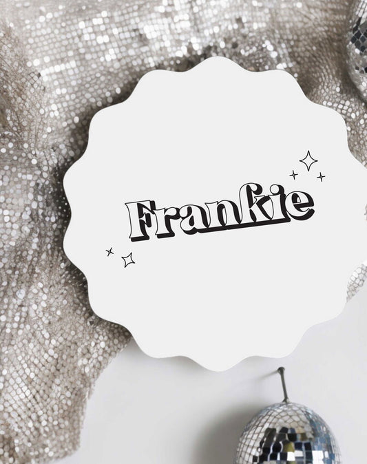 Frankie | Retro Place Cards - Ivy and Gold Wedding Stationery -  