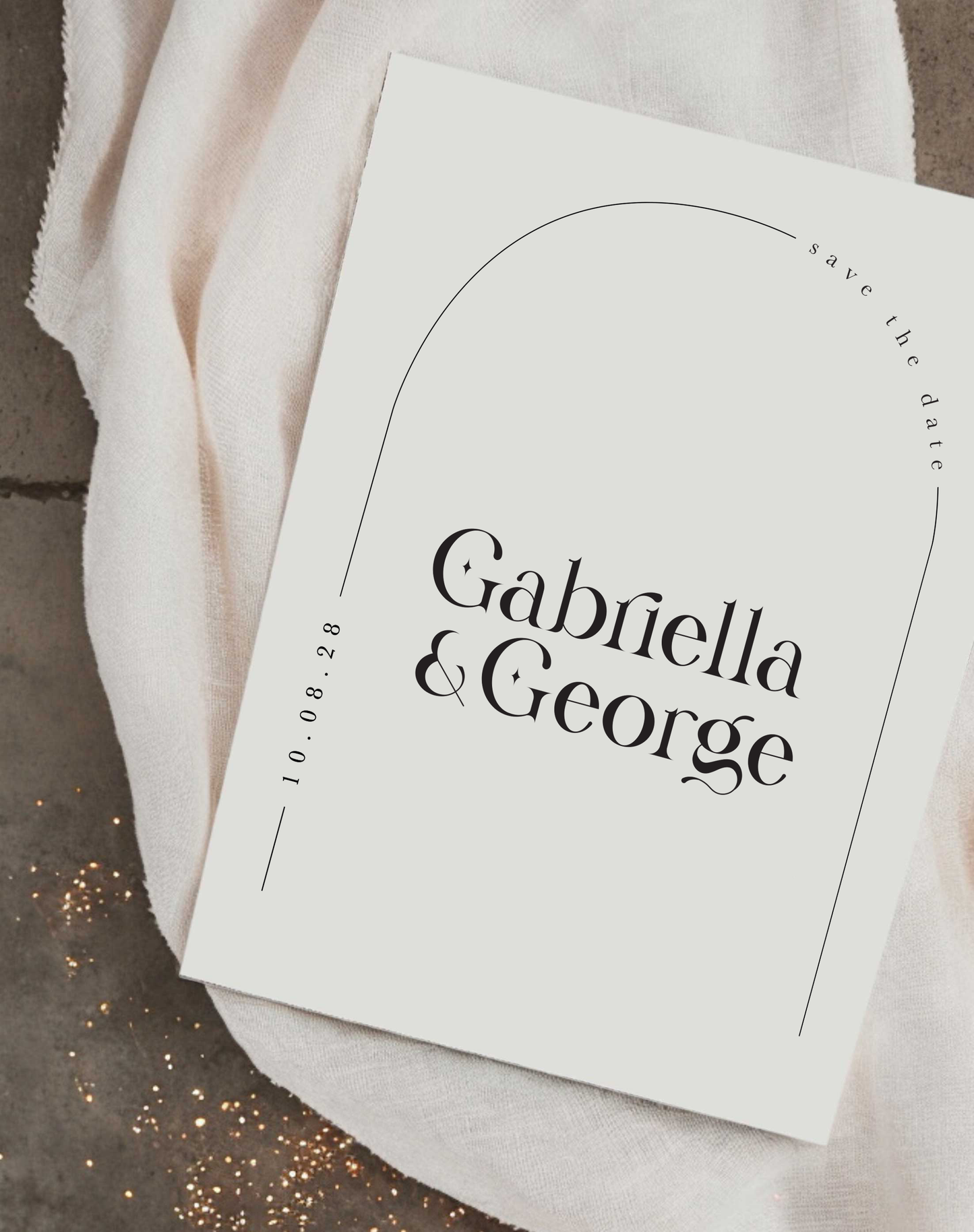 Gabriella Arch Wedding Save The Date