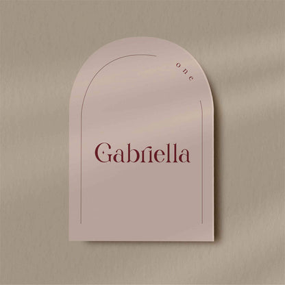 Gabriella Place Cards  Ivy and Gold Wedding Stationery   