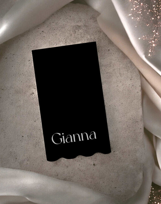 Gianna | Stylish Place Cards - Ivy and Gold Wedding Stationery -  