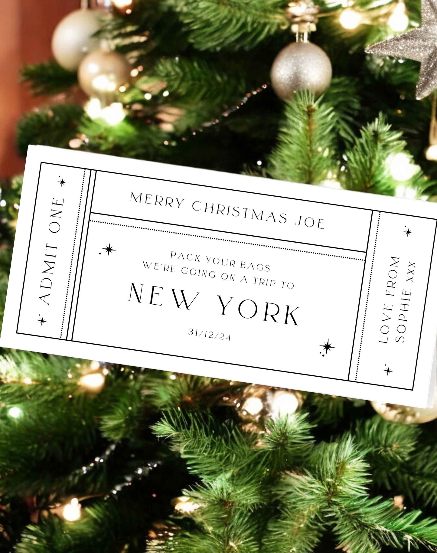 Christmas Gift - Personalised Voucher