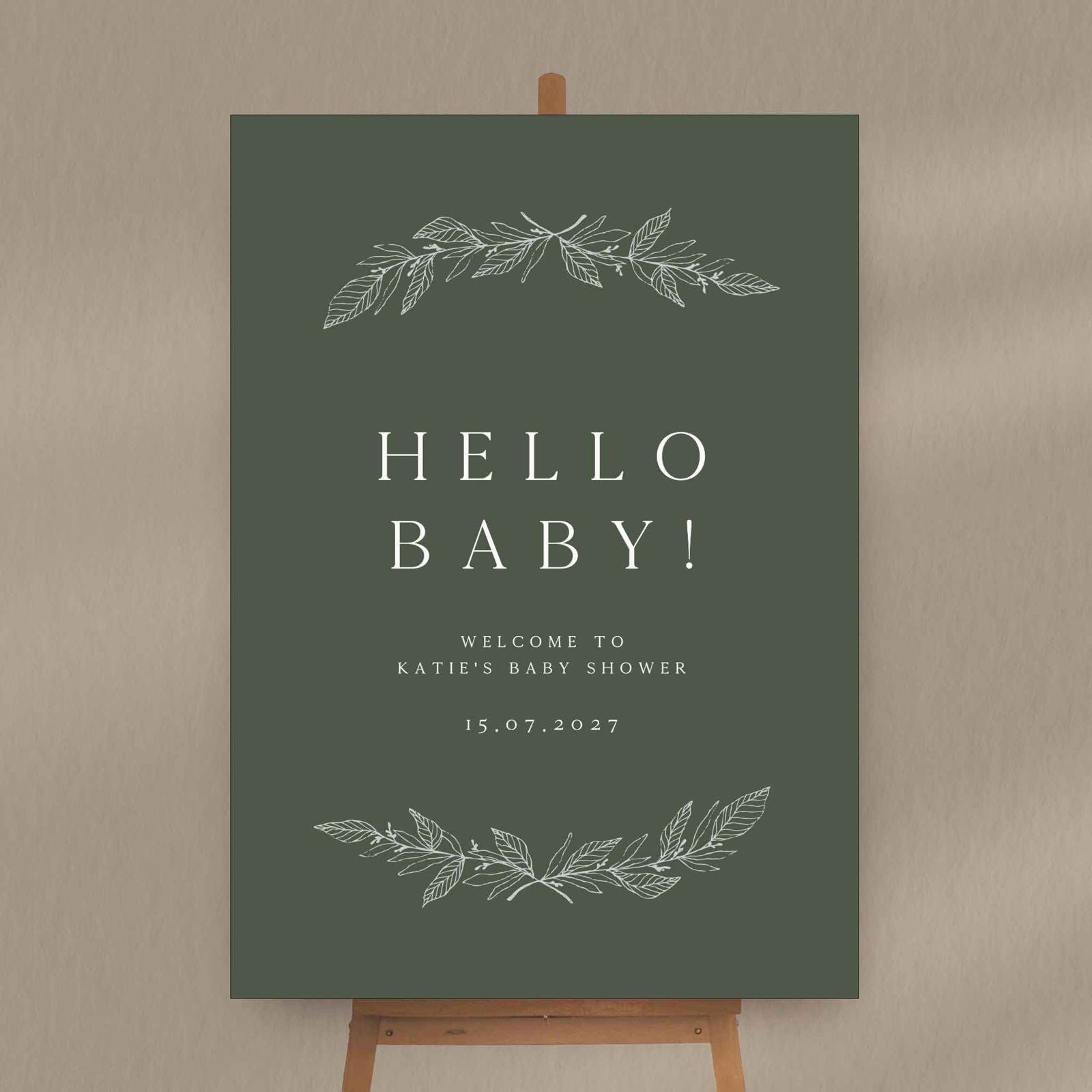 Katie Baby Shower Sign Welcome Sign Welcome Sign   