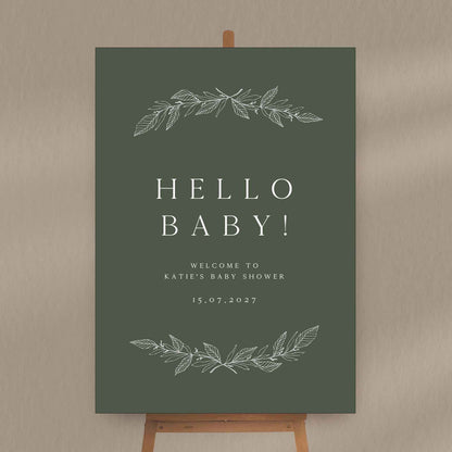 Katie Baby Shower Sign Welcome Sign Welcome Sign   