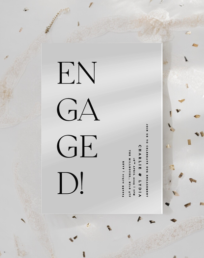 Simple Engagement Invitation