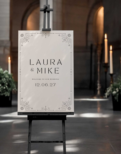 Laura | Tarot Welcome Sign