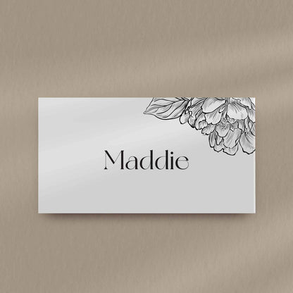 Maddie Place Card  Ivy and Gold Wedding Stationery   