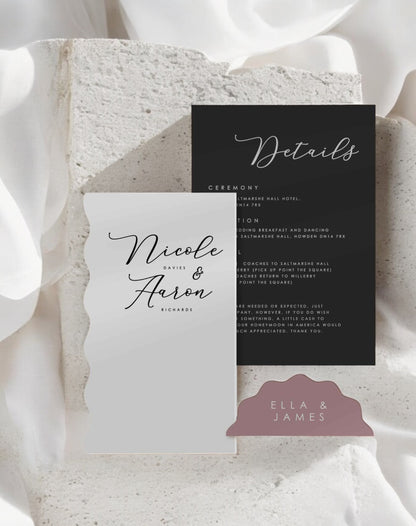 Nicole | Elegant Wedding Invitations