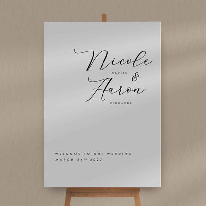 Nicole | Elegant Welcome Sign Welcome Sign Welcome Sign   