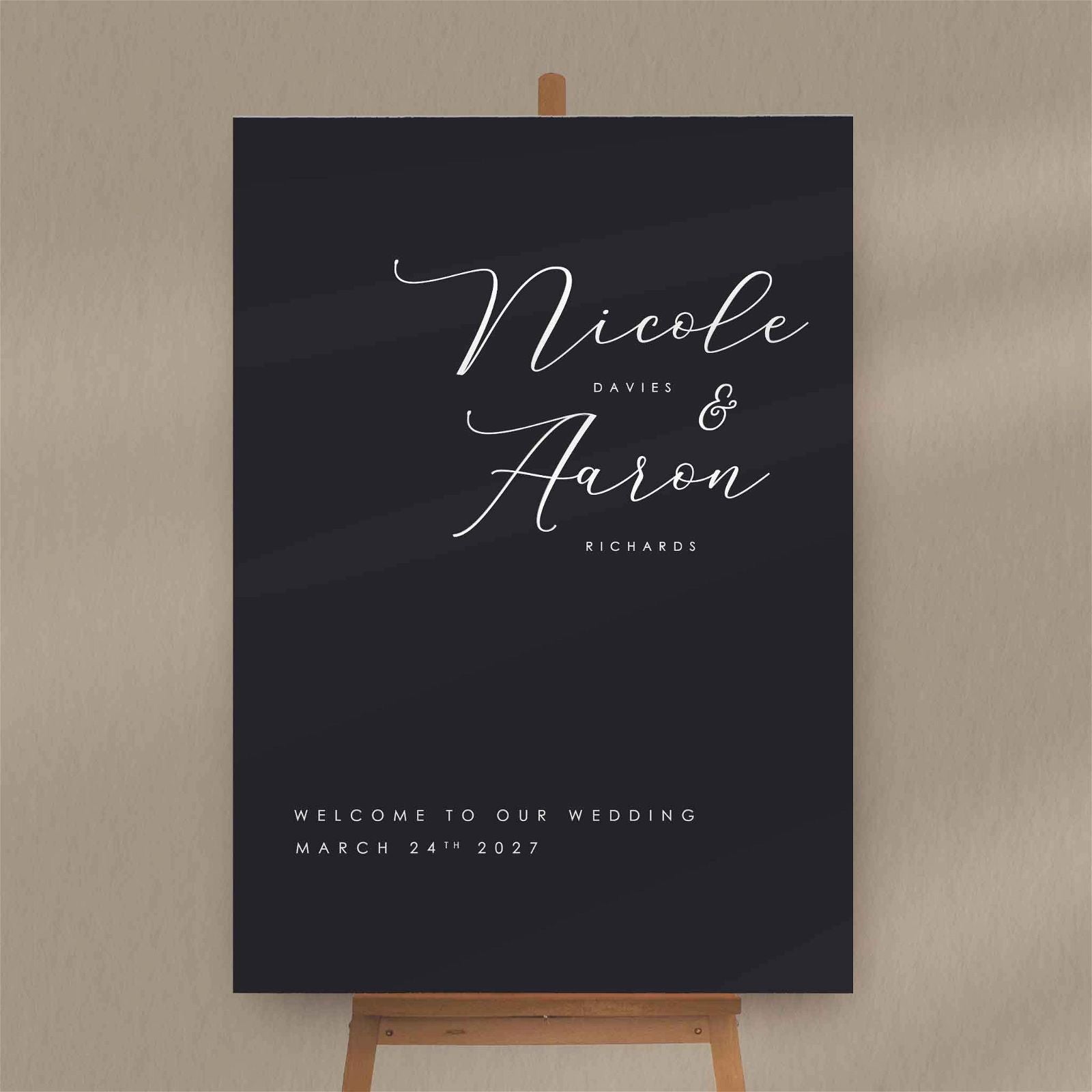 Nicole | Elegant Welcome Sign Welcome Sign Welcome Sign   