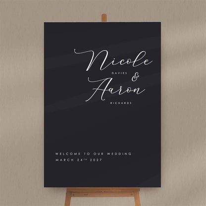 Nicole | Elegant Welcome Sign Welcome Sign Welcome Sign   