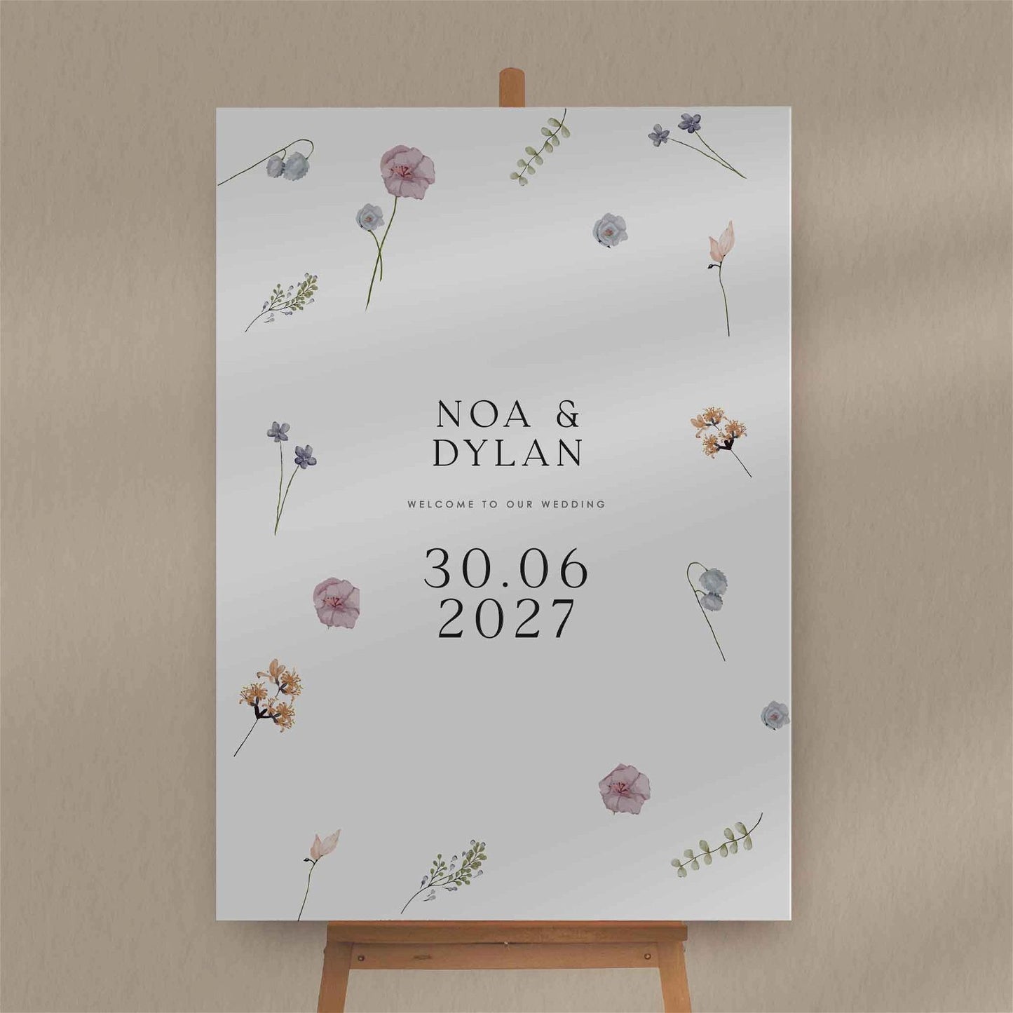 Noa | Wildflower Welcome Sign Welcome Sign Welcome Sign   