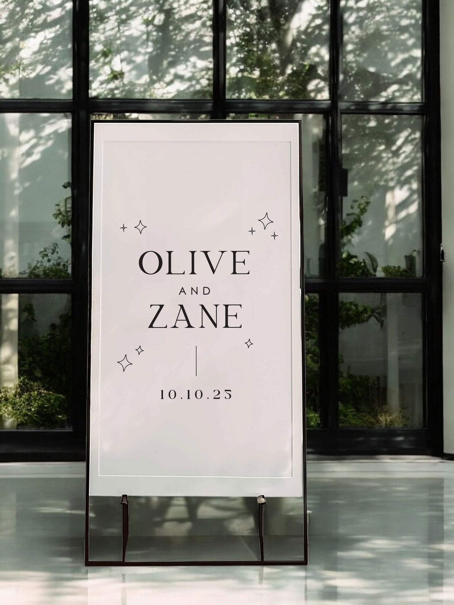 Olive | Boho Welcome Sign - Ivy and Gold Wedding Stationery