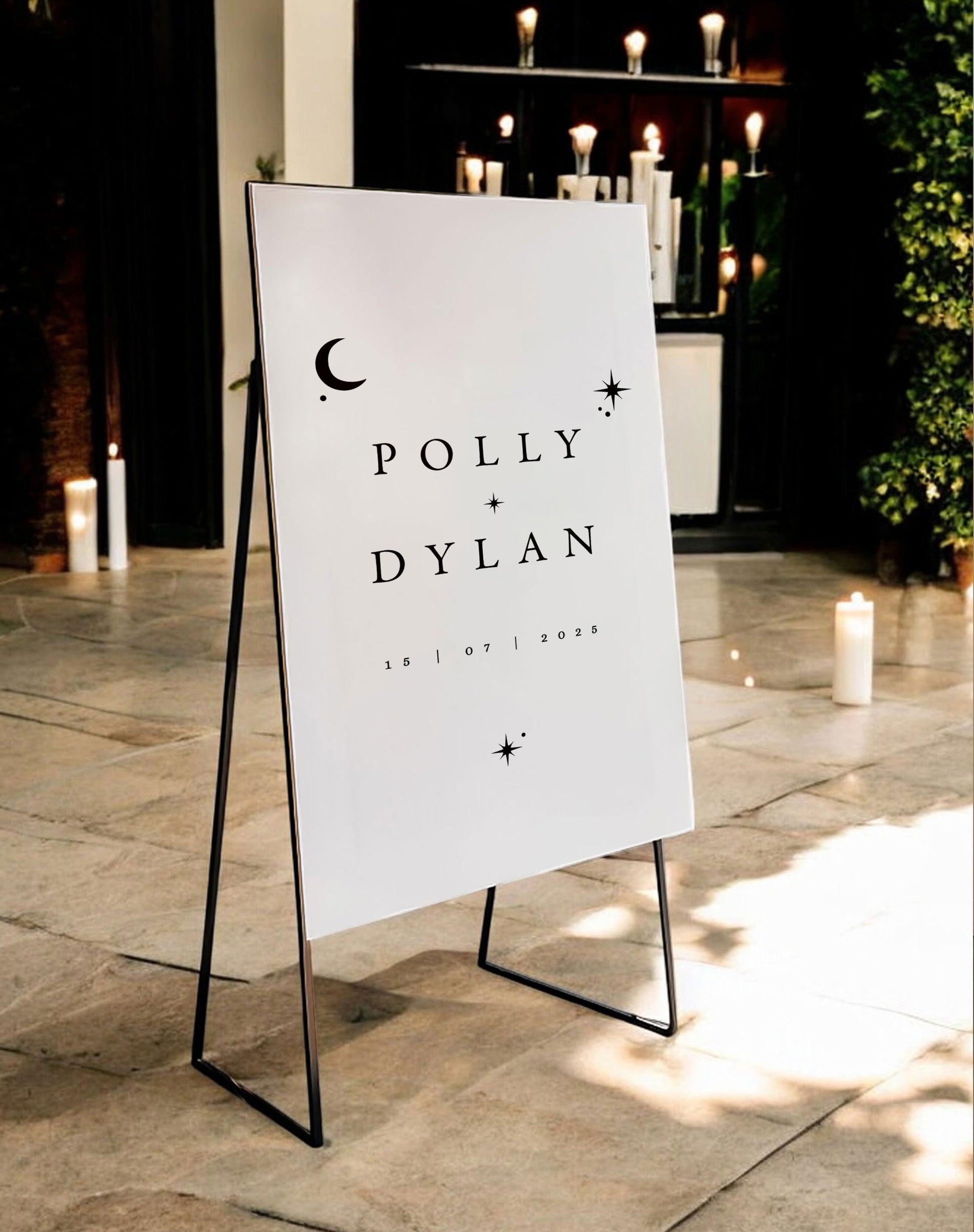 Polly | Ethereal Welcome Sign - Ivy and Gold Wedding Stationery