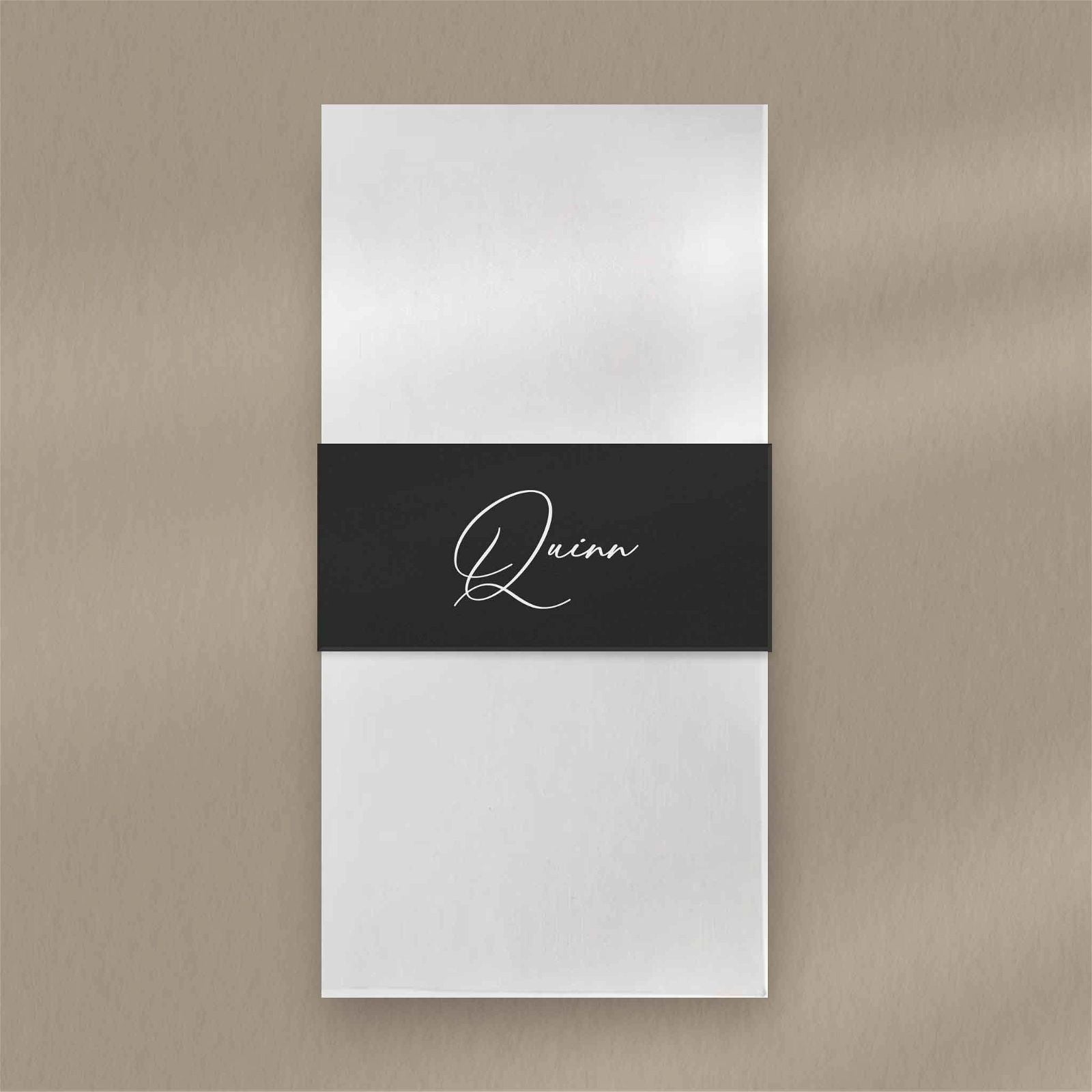 Quinn Place Card  Ivy and Gold Wedding Stationery   