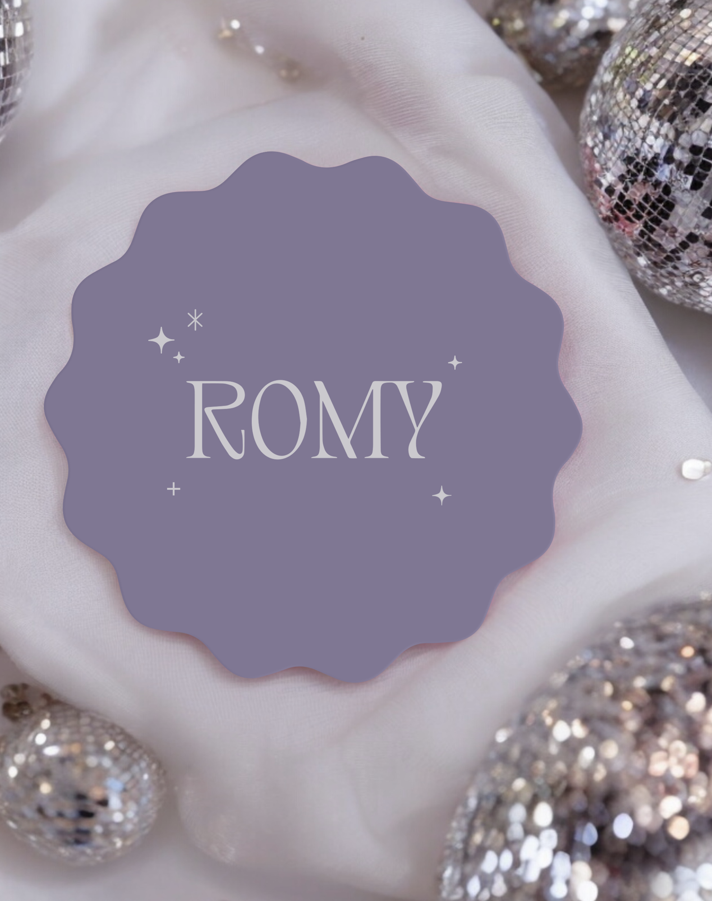 Romy | Fun Place Card - Ivy and Gold Wedding Stationery -  