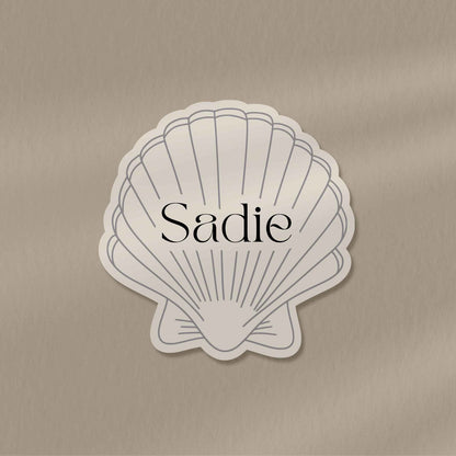 Shell Place Card  Ivy and Gold Wedding Stationery   