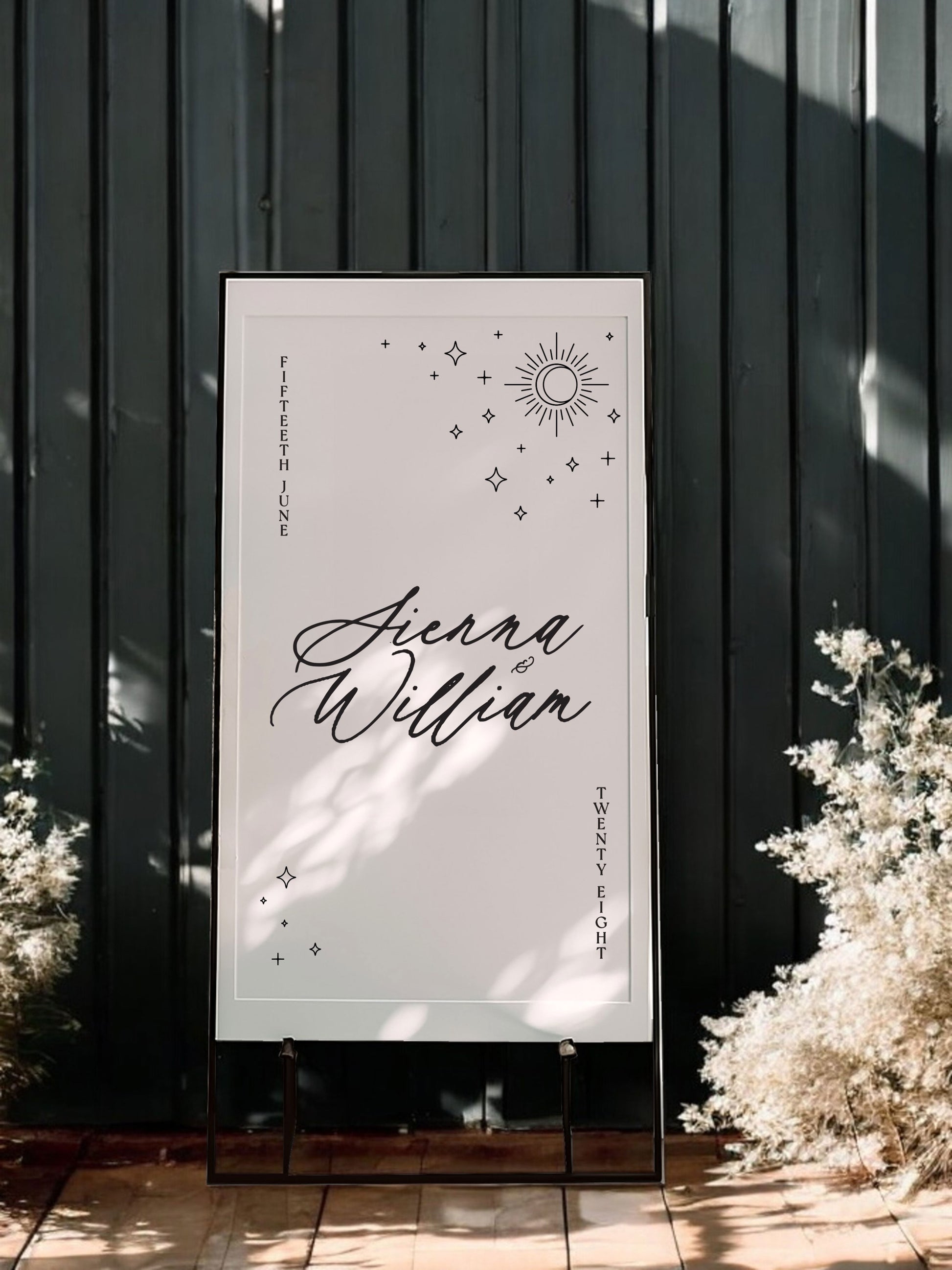 Sienna | Wedding Day Welcome Sign - Ivy and Gold Wedding Stationery