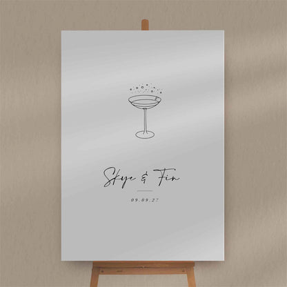 Skye | Champagne Welcome Sign Welcome Sign Welcome Sign   