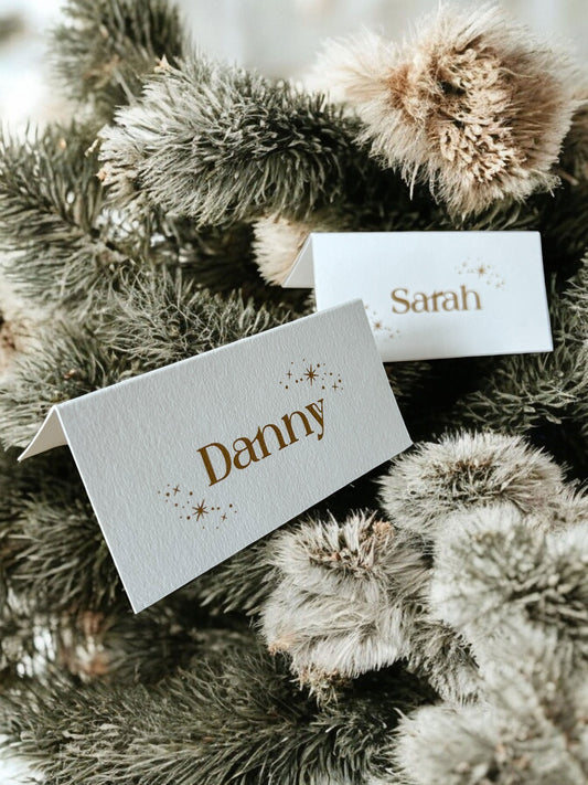 Sparkle Place Cards Digital Template