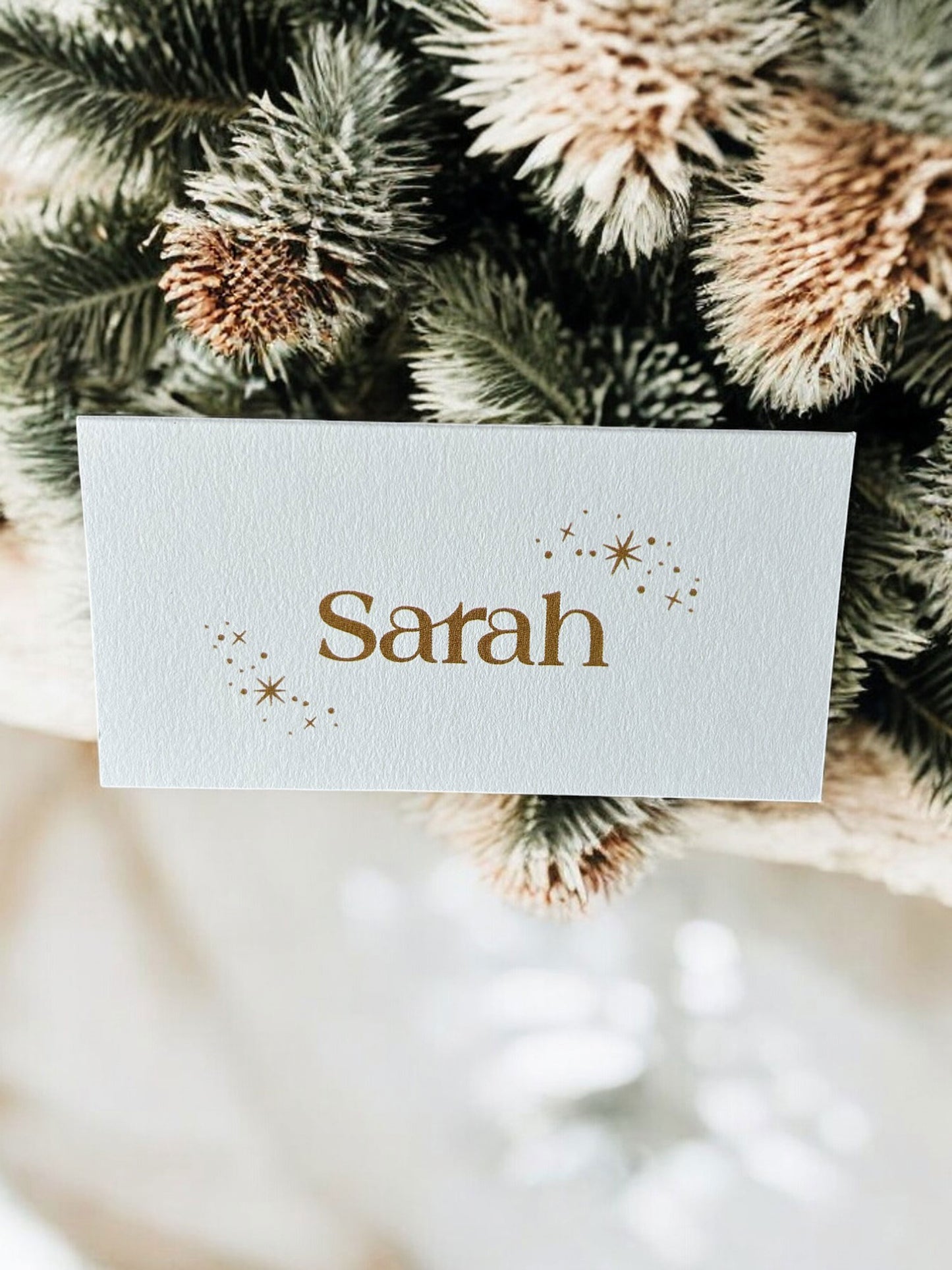 Sparkle Place Cards Digital Template