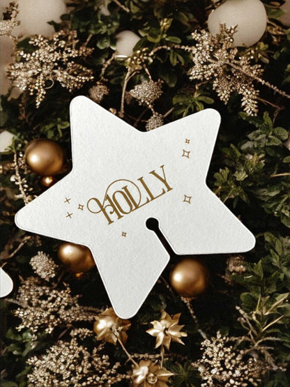 Christmas Star Place Cards