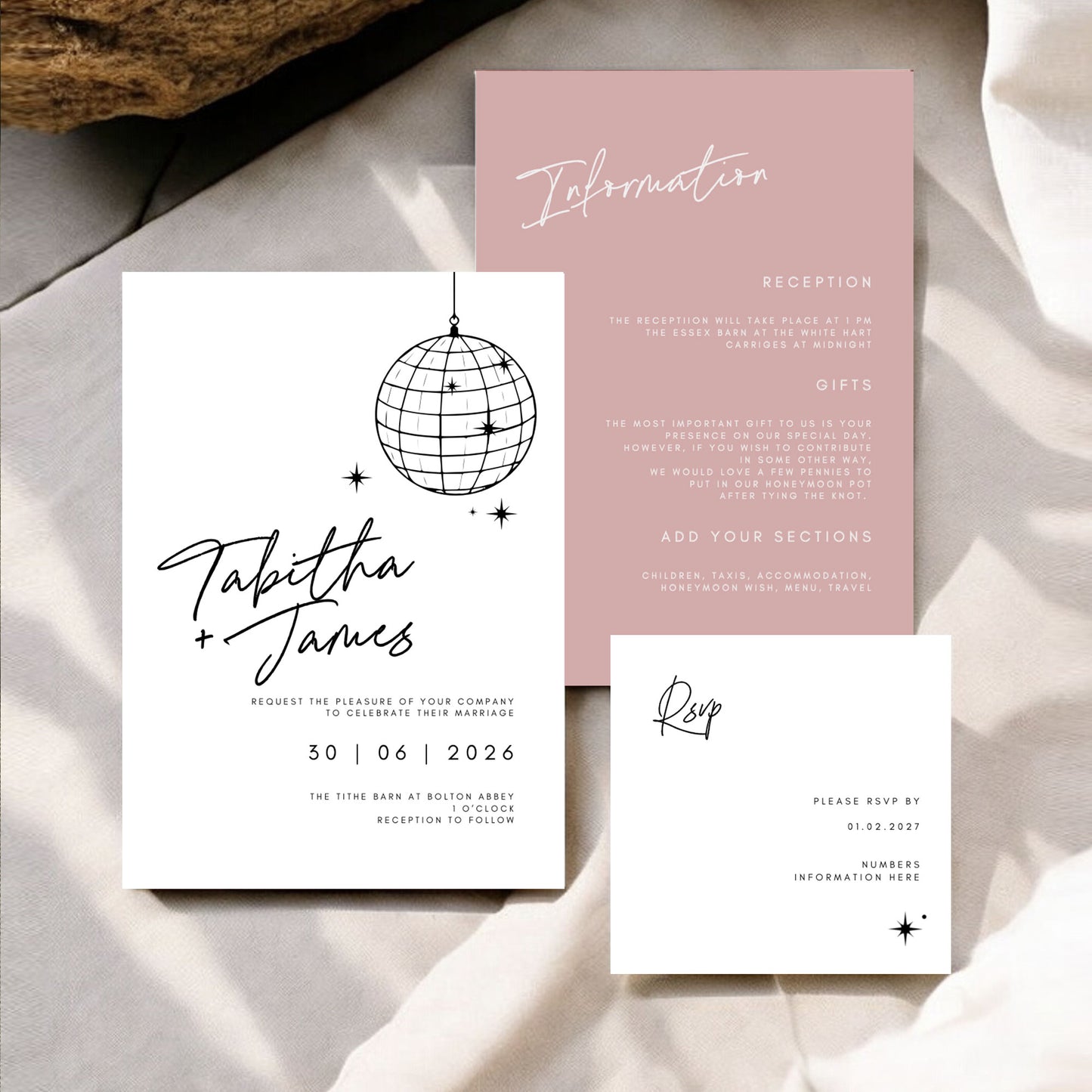 Tabitha Retro Digital Templates