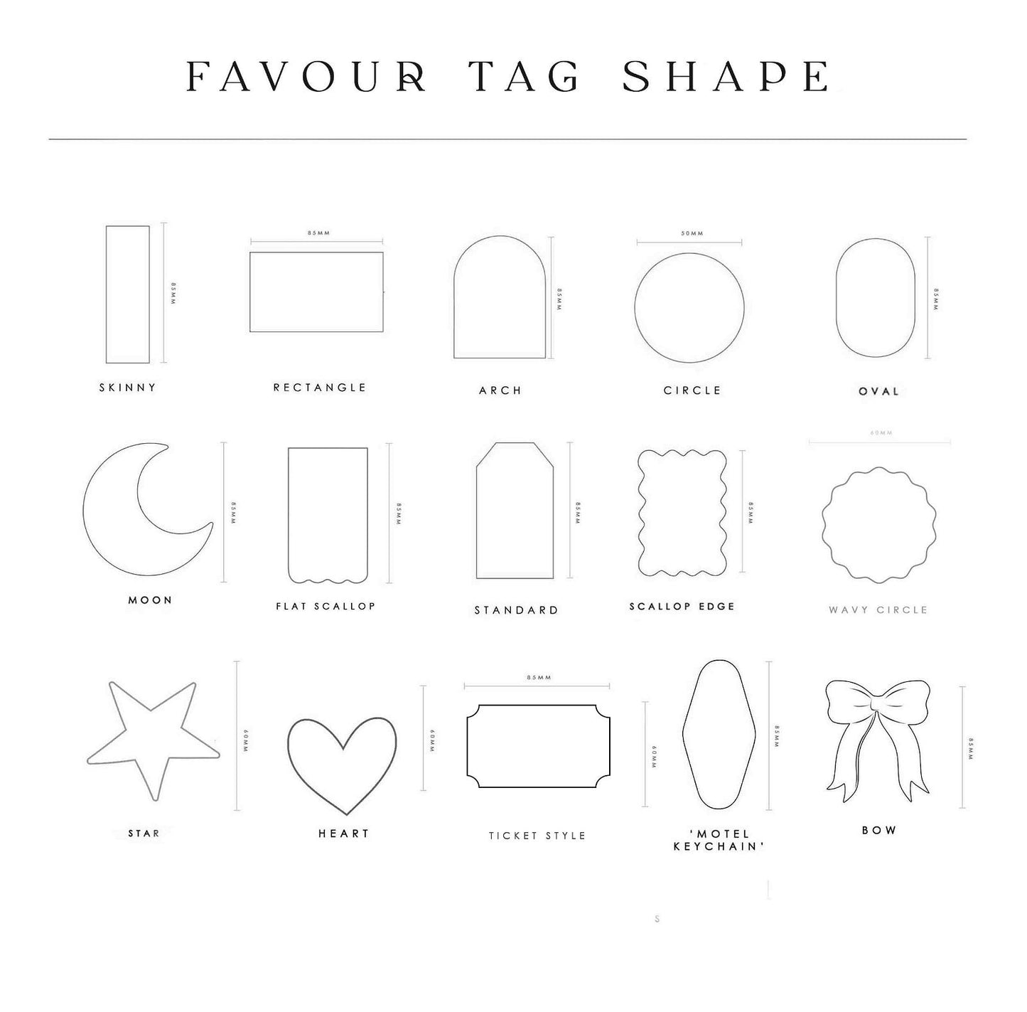 We Do Favour Tag  Ivy and Gold Wedding Stationery   
